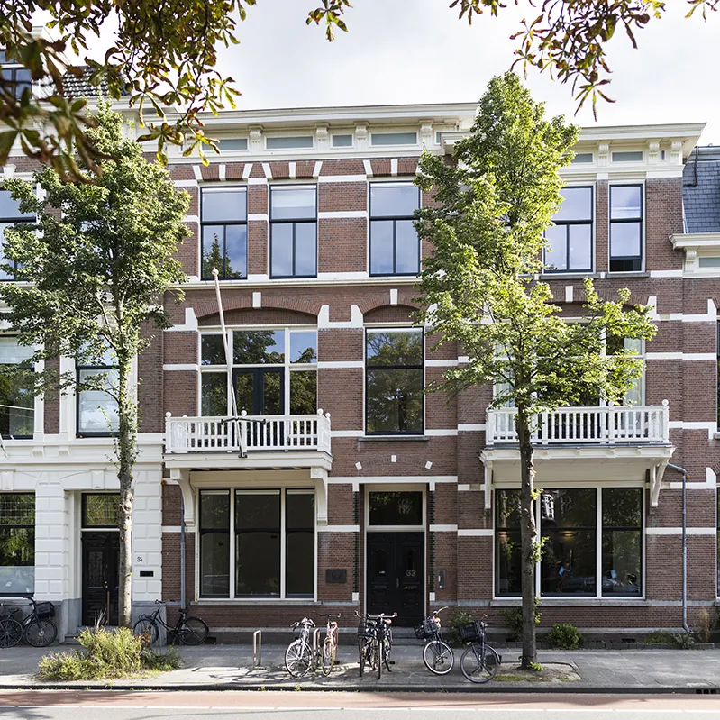 Het kantoor van Praeter aan de Wassenaarseweg in Den Haag